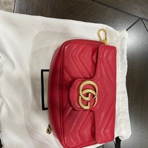 gucci marmont red mini